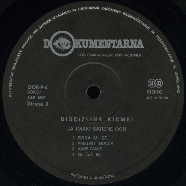 Disciplina KiÄme!* - Ja Imam Å arene OÄi (LP, MiniAlbum)