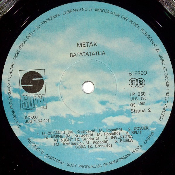 Metak - Ratatatatija (LP, Album)