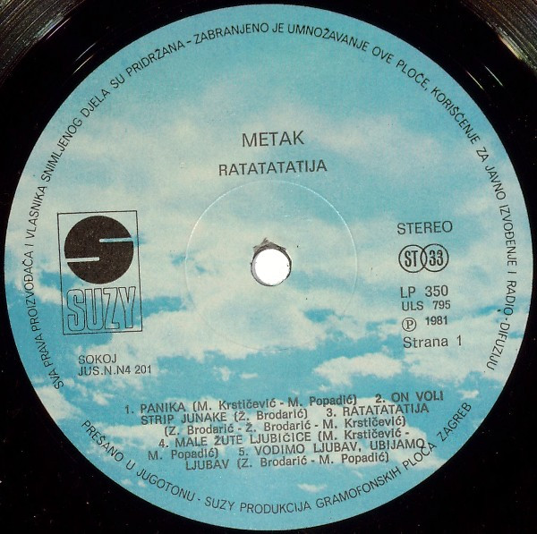 Metak - Ratatatatija (LP, Album)