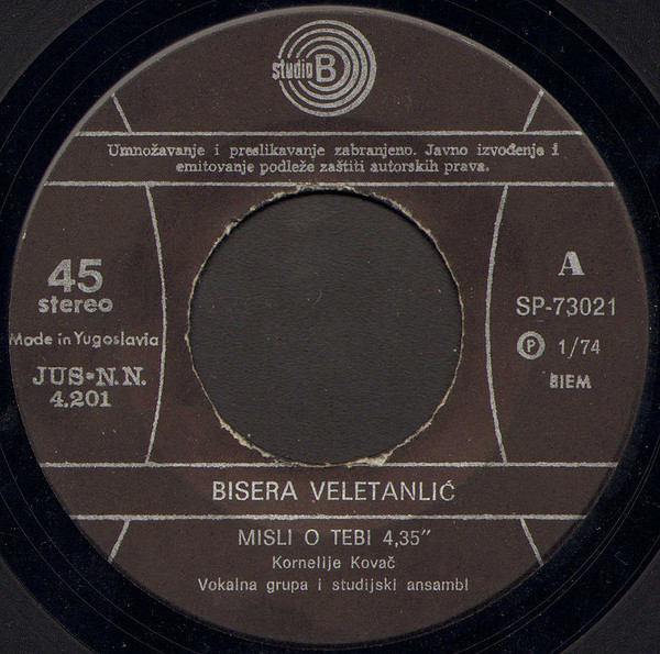 Bisera* - Misli O Tebi (7