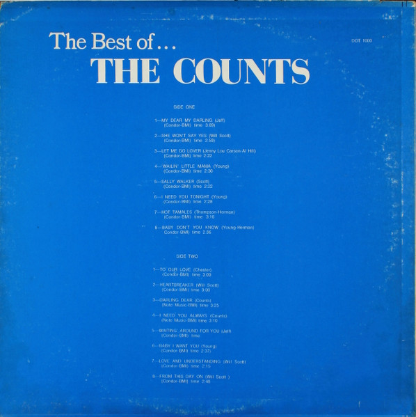 The Counts (14) - The Best Of The Counts (LP, Comp)