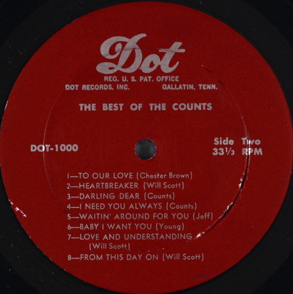 The Counts (14) - The Best Of The Counts (LP, Comp)