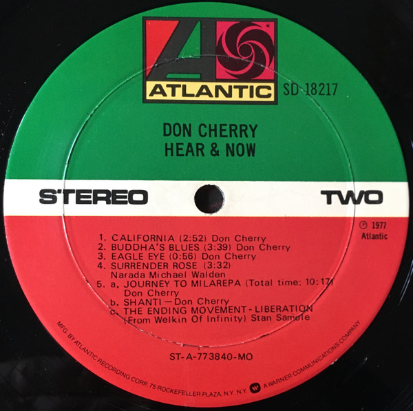 Don Cherry - Hear & Now (LP, Album, MO )