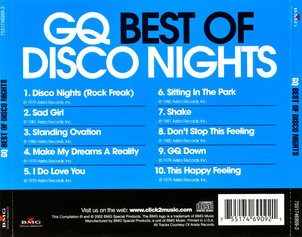 GQ - Best Of Disco Nights (CD, Comp)
