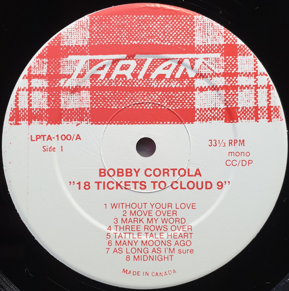 Bobby Curtola - 16 Tickets To Cloud Nine (LP, Album, Comp)