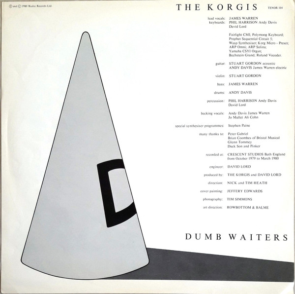 The Korgis - Dumb Waiters (LP, Album)