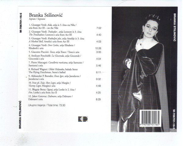 Branka Stilinović* - Sopran (CD, Album)