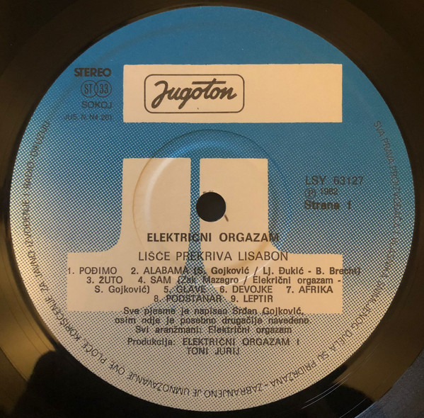 Električni Orgazam - Lišće Prekriva Lisabon (LP, Album)