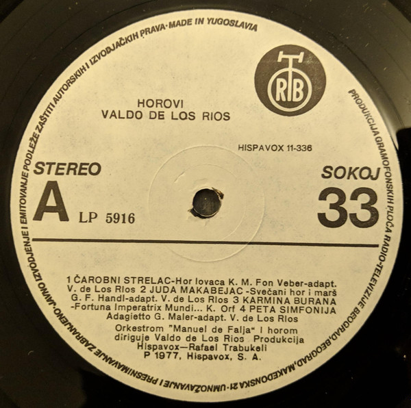 Waldo De Los Rios - Corales (LP, Album)