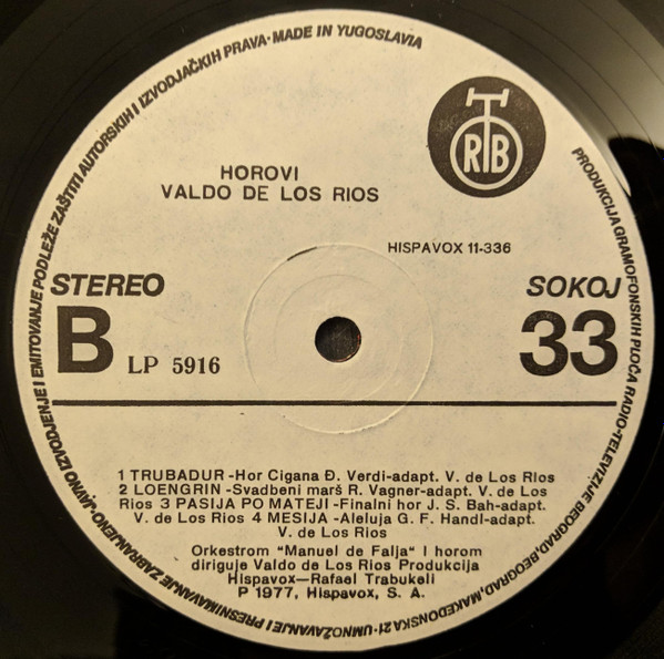 Waldo De Los Rios - Corales (LP, Album)