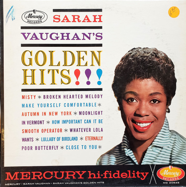 Sarah Vaughan - Sarah Vaughan's Golden Hits!!! (LP, Album, Comp, Mono)