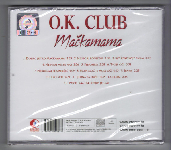 O.K. Club - Mačkamama (CD, Album)