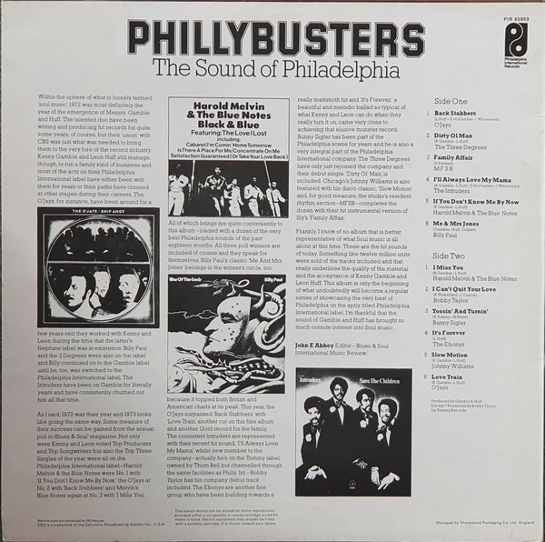Various - Phillybusters - The Sound Of Philadelphia (LP, Comp)