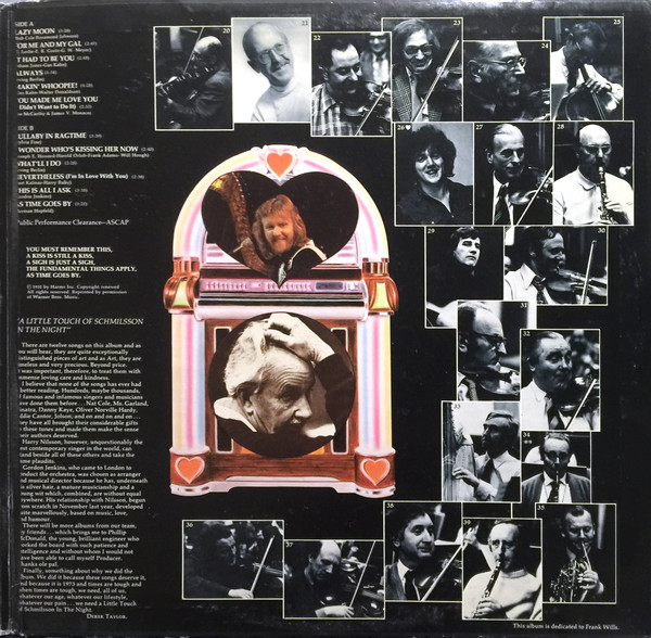 Nilsson* - A Little Touch Of Schmilsson In The Night (LP, Album, Ind)