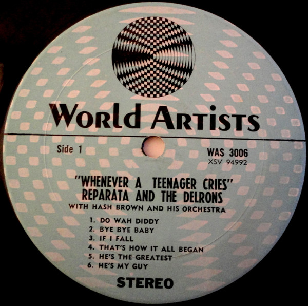 Reparata And The Delrons - Whenever A Teenager Cries (LP, Album, Mon)