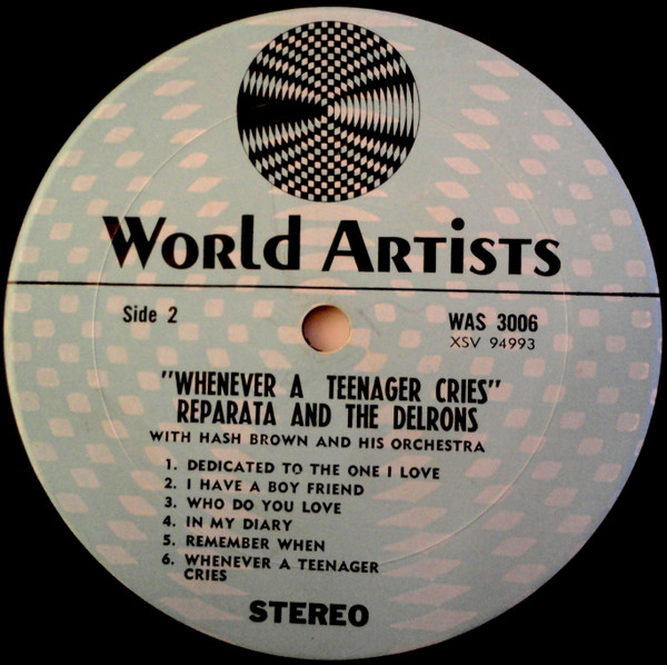 Reparata And The Delrons - Whenever A Teenager Cries (LP, Album, Mon)