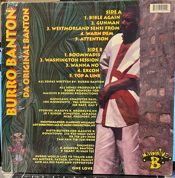 Burro Banton - Da Original Banton (LP, Album)