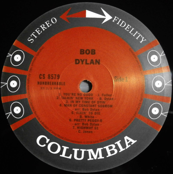 Bob Dylan - Bob Dylan (LP, Album, RE, 180)