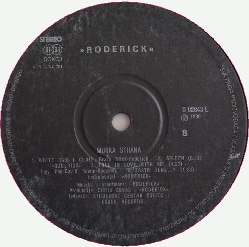 Roderick (2) - Roderick (LP, Album)