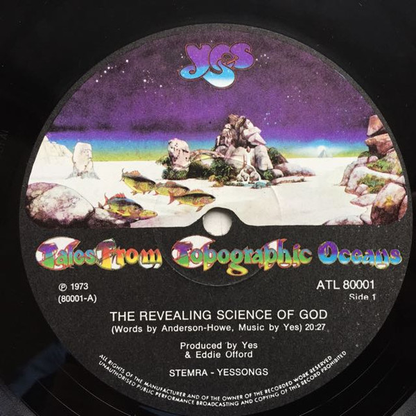 Yes - Tales From Topographic Oceans (2xLP, Album, Gat)