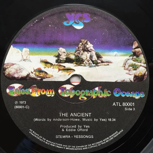 Yes - Tales From Topographic Oceans (2xLP, Album, Gat)