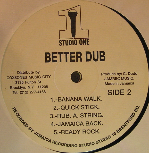 Dub Specialist - Better Dub From Studio One (LP, Album, RP)