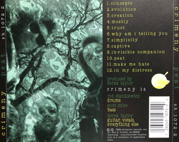 Crimeny - Peat (CD, Album)