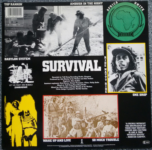 Bob Marley & The Wailers - Survival (LP, Album)