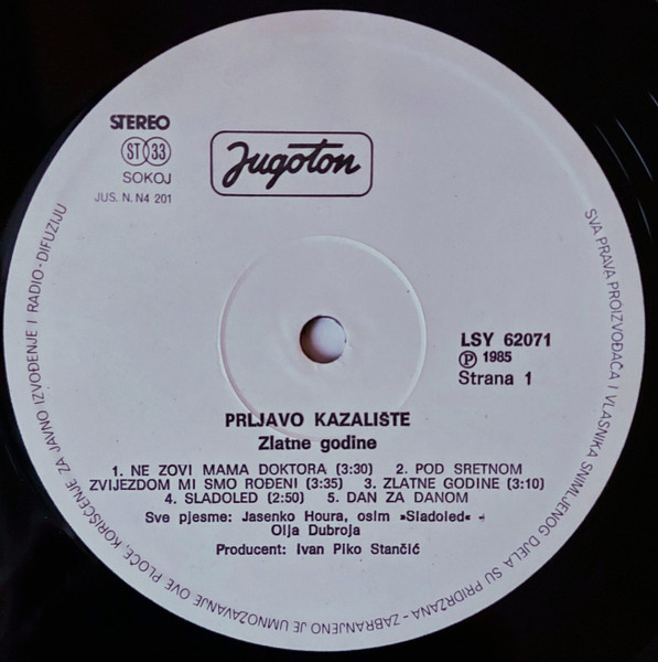 Prljavo Kazalište - Zlatne Godine (LP, Album)