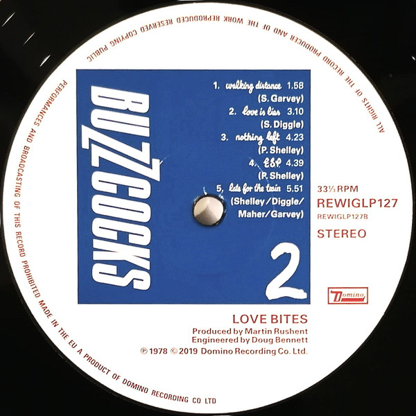 Buzzcocks - Love Bites (LP, Album, RE, RM, Emb)