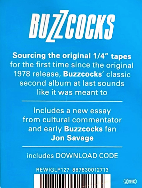 Buzzcocks - Love Bites (LP, Album, RE, RM, Emb)