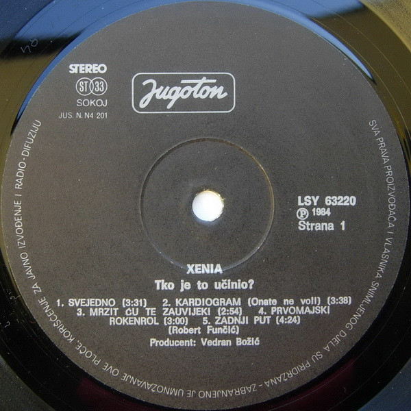 Xenia (2) - Tko Je To UÄinio? (LP, Album)