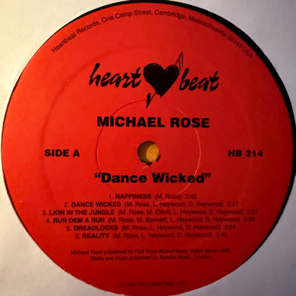 Michael Rose - Dance Wicked (LP, Album)