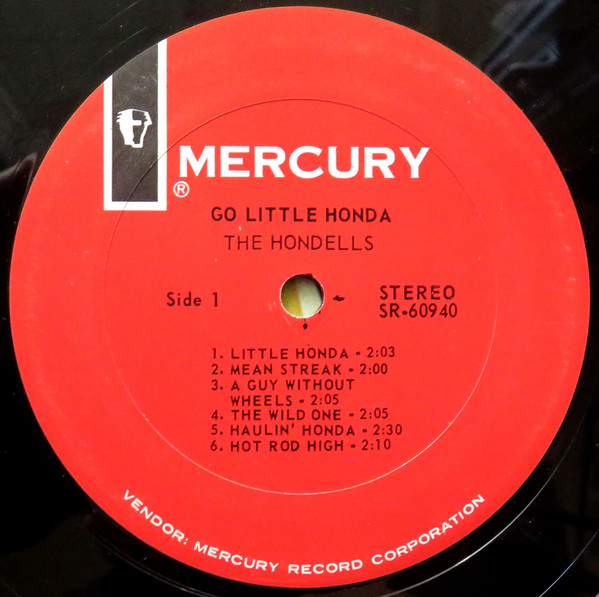 The Hondells - Go Little Honda (LP, Album)
