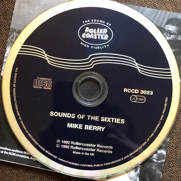 Mike Berry - Sounds Of The Sixties (CD, Comp)