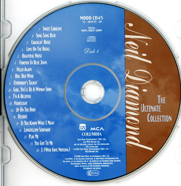 Neil Diamond - The Ultimate Collection (2xCD, Comp, RE, RM)