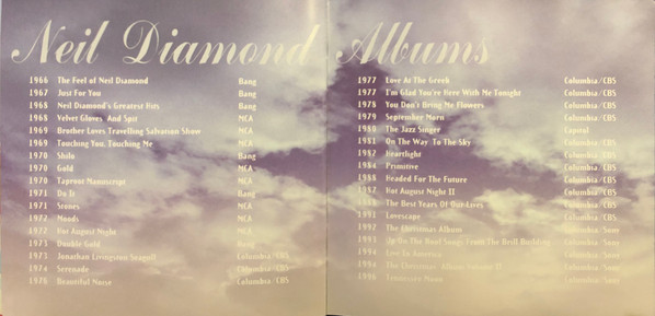 Neil Diamond - The Ultimate Collection (2xCD, Comp, RE, RM)