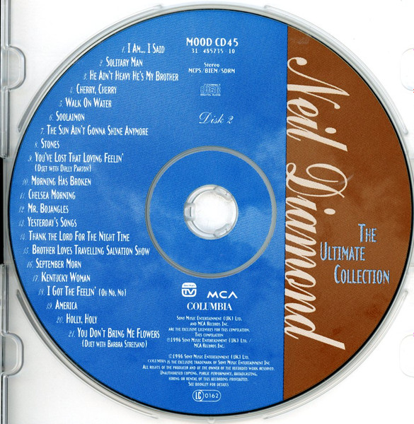 Neil Diamond - The Ultimate Collection (2xCD, Comp, RE, RM)