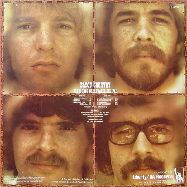 Creedence Clearwater Revival - Bayou Country (LP, Album, RE, Bla)