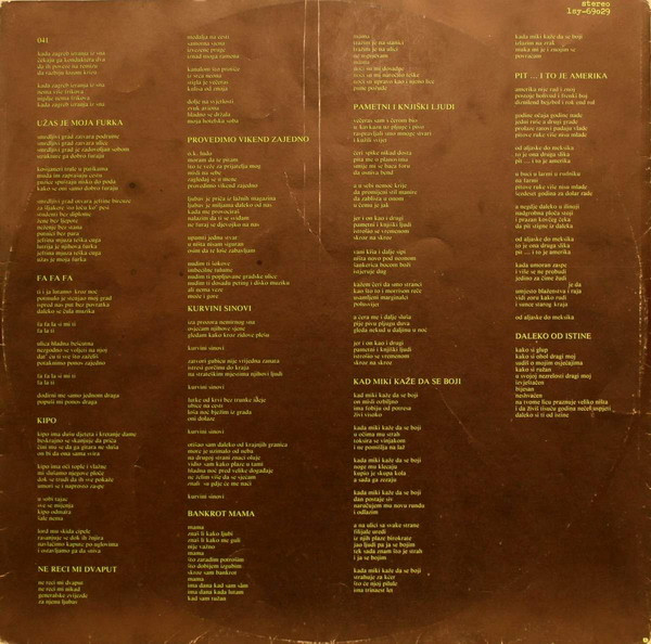 Azra (3) - Sunčana Strana Ulice (2xLP, Album, RP)