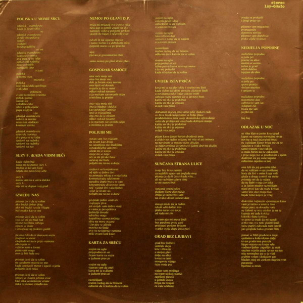 Azra (3) - Sunčana Strana Ulice (2xLP, Album, RP)
