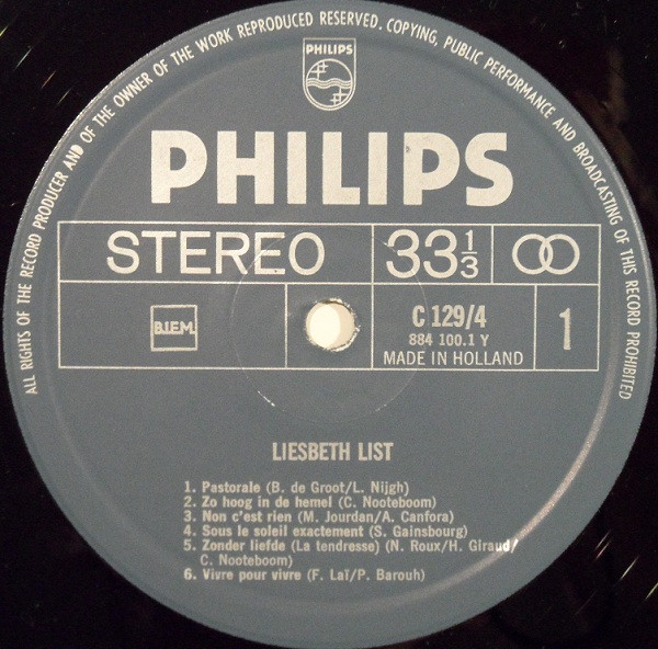 Liesbeth List - Liesbeth List (LP, Comp, Club)
