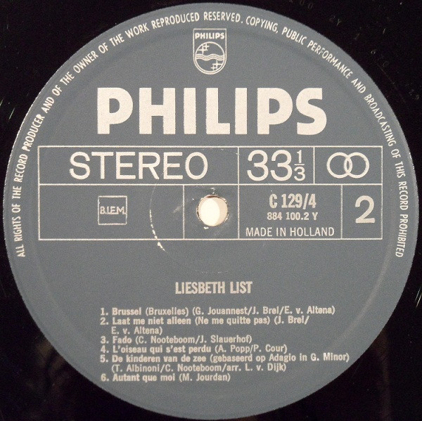 Liesbeth List - Liesbeth List (LP, Comp, Club)