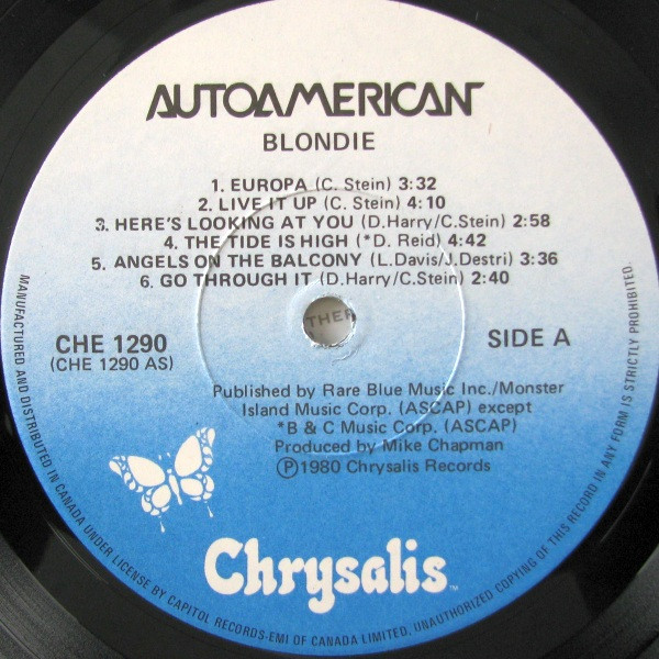 Blondie - Autoamerican (LP, Album)
