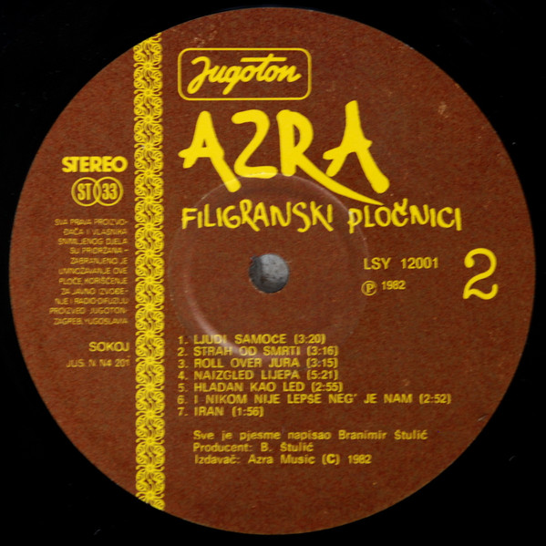 Azra (3) - Filigranski Pločnici (2xLP, Album)