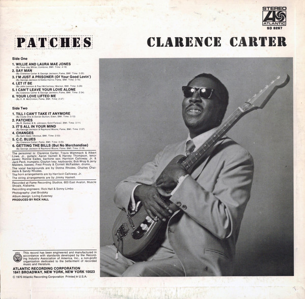 Clarence Carter - Patches (LP, Album, CP )