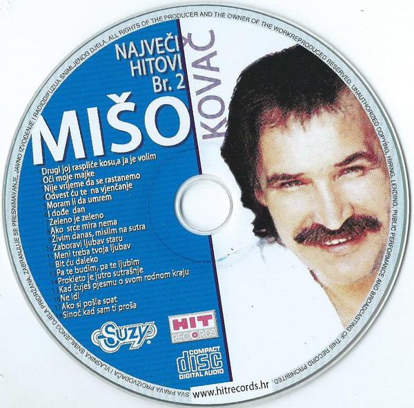 Mišo Kovač - Najveći Hitovi Br. 2 (CD, Comp)