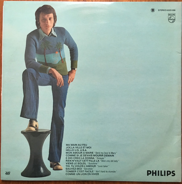 Johnny Hallyday - Country-Folk-Rock (LP, Album, Gat)