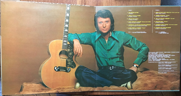 Johnny Hallyday - Country-Folk-Rock (LP, Album, Gat)