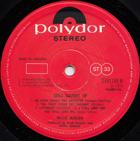Millie Jackson - Still Caught Up (LP, Album)